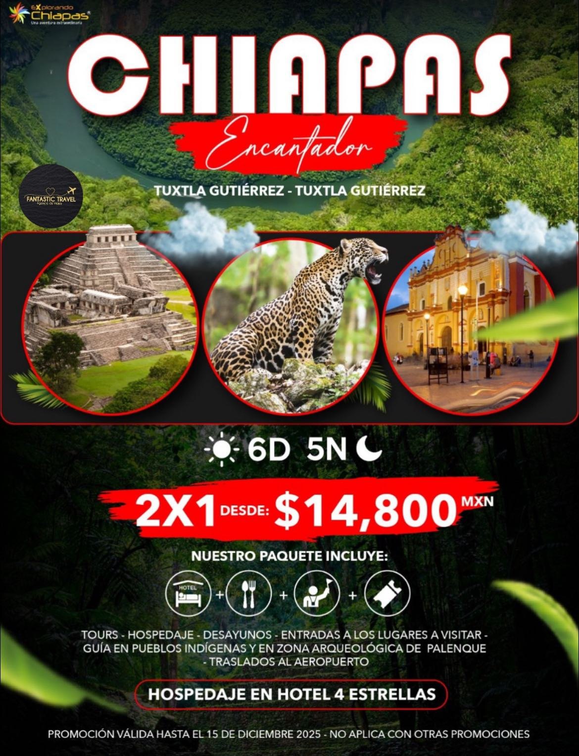 Paquete Chiapas Encantador